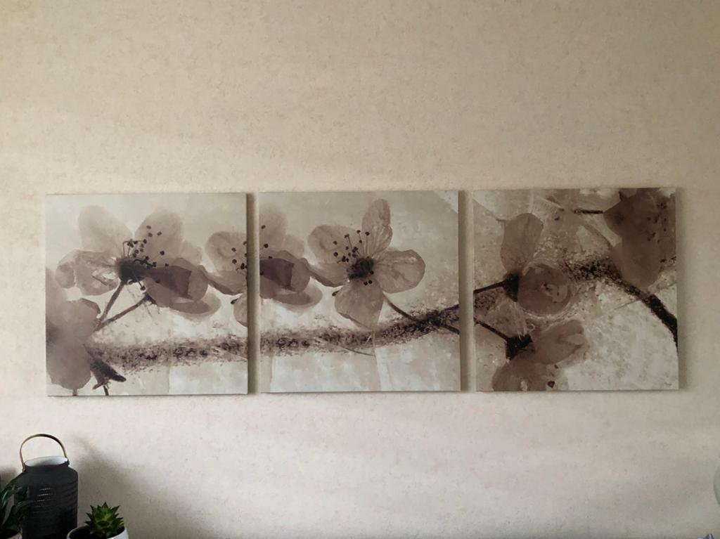 3 luik canvas schilderen, Ophalen of Verzenden, Gebruikt, Schilderij