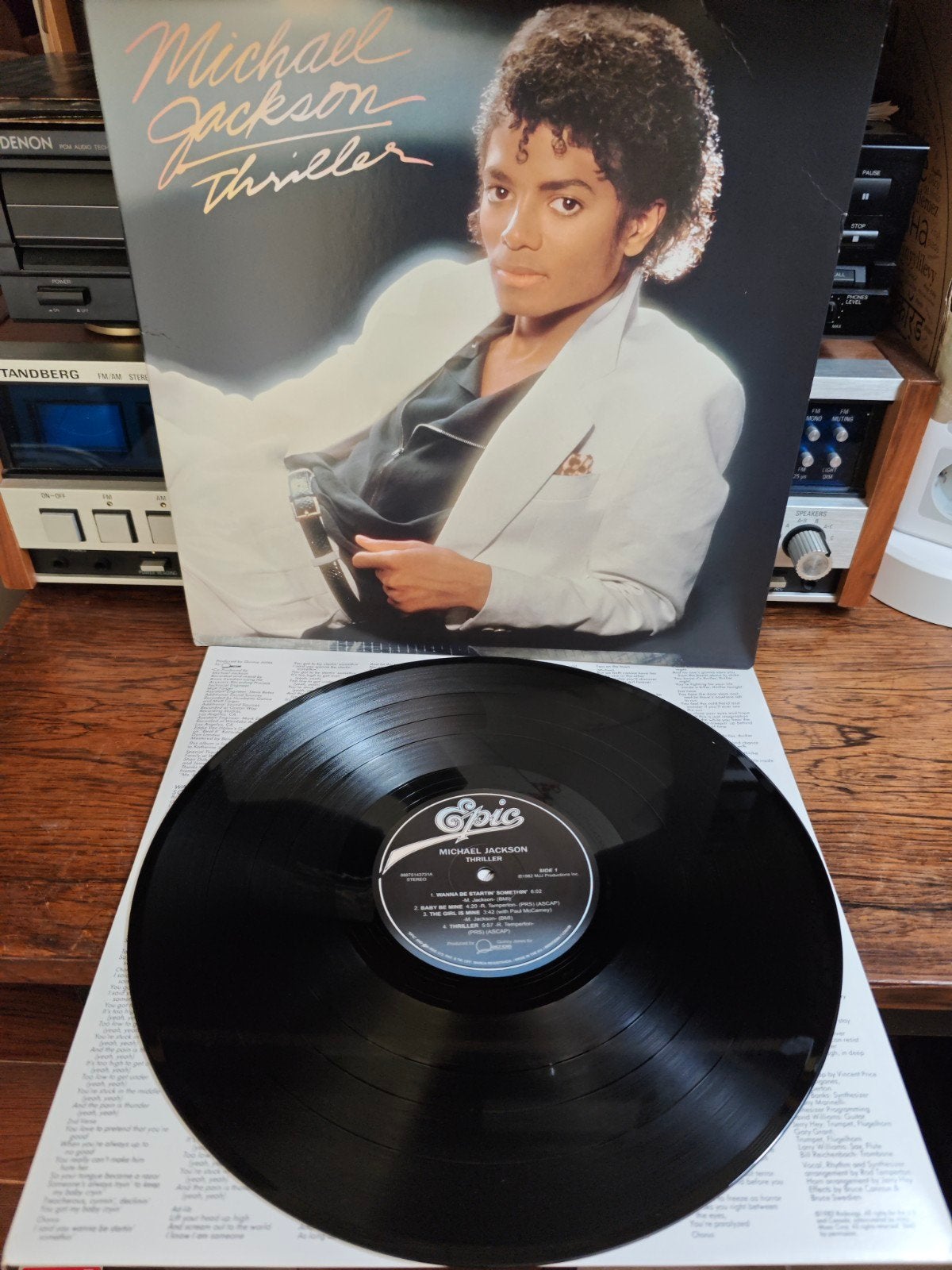 Michael Jackson - Thriller LP (1982), LP, Gebruikt, Ophalen of Verzenden, Inclusief binnenhoes