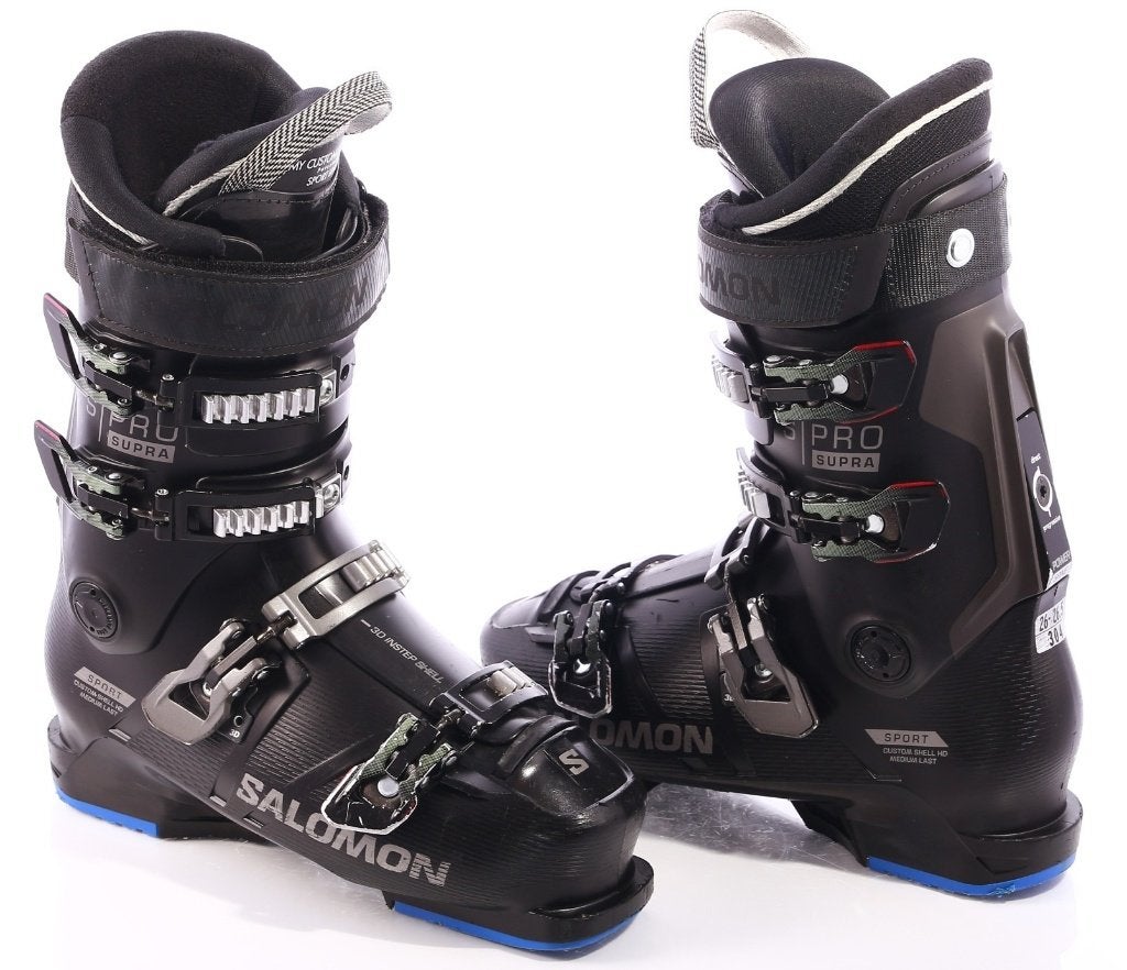 40,5; 41 EU skischoenen SALOMON S/PRO SUPRA 100 SPORT 2025, 160 tot 180 cm, Gebruikt, Verzenden, Schoenen