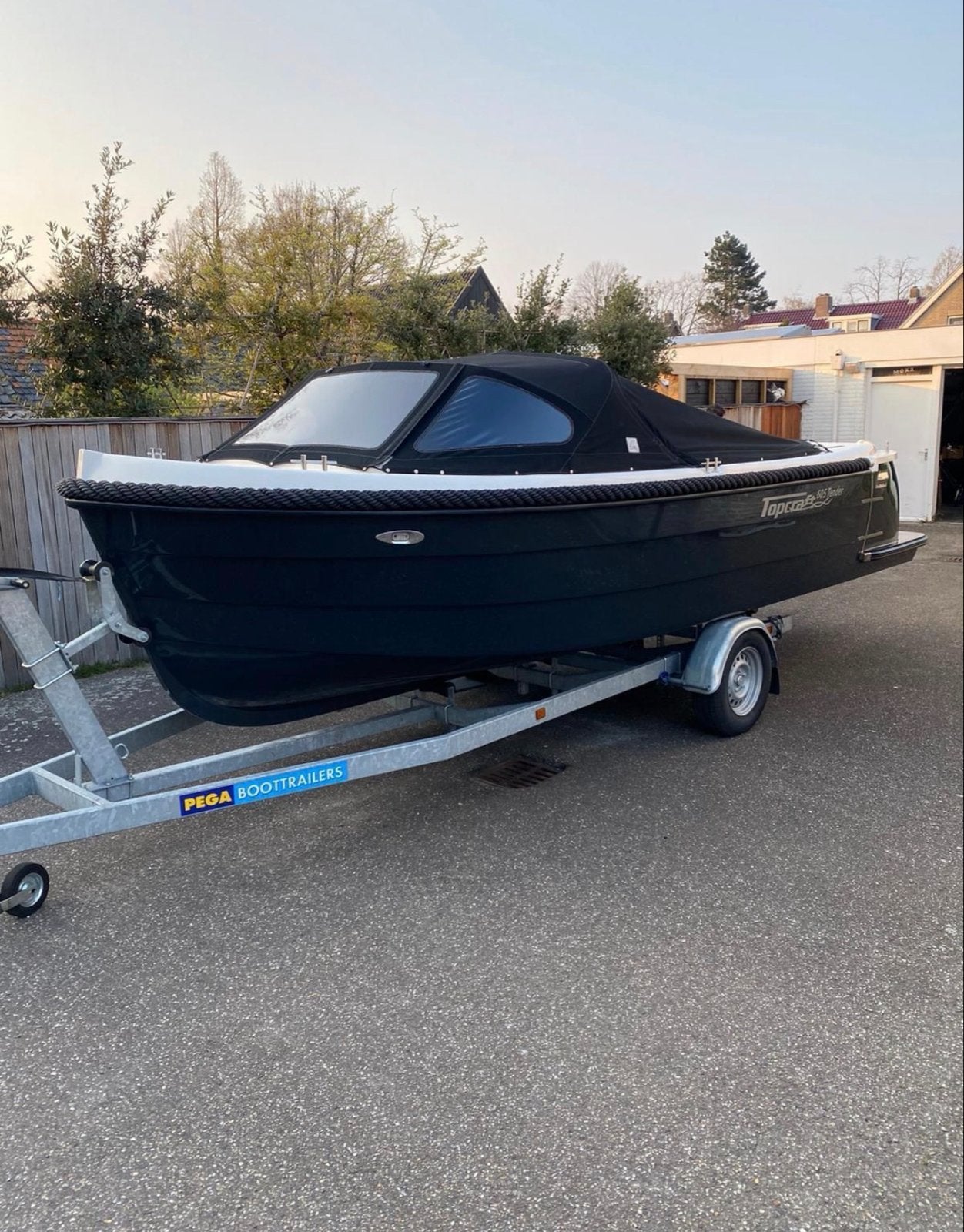 Topcraft 605 “ Zo goed als nieuw, Tender, Topcraft, Buiskap, Ophalen of Verzenden