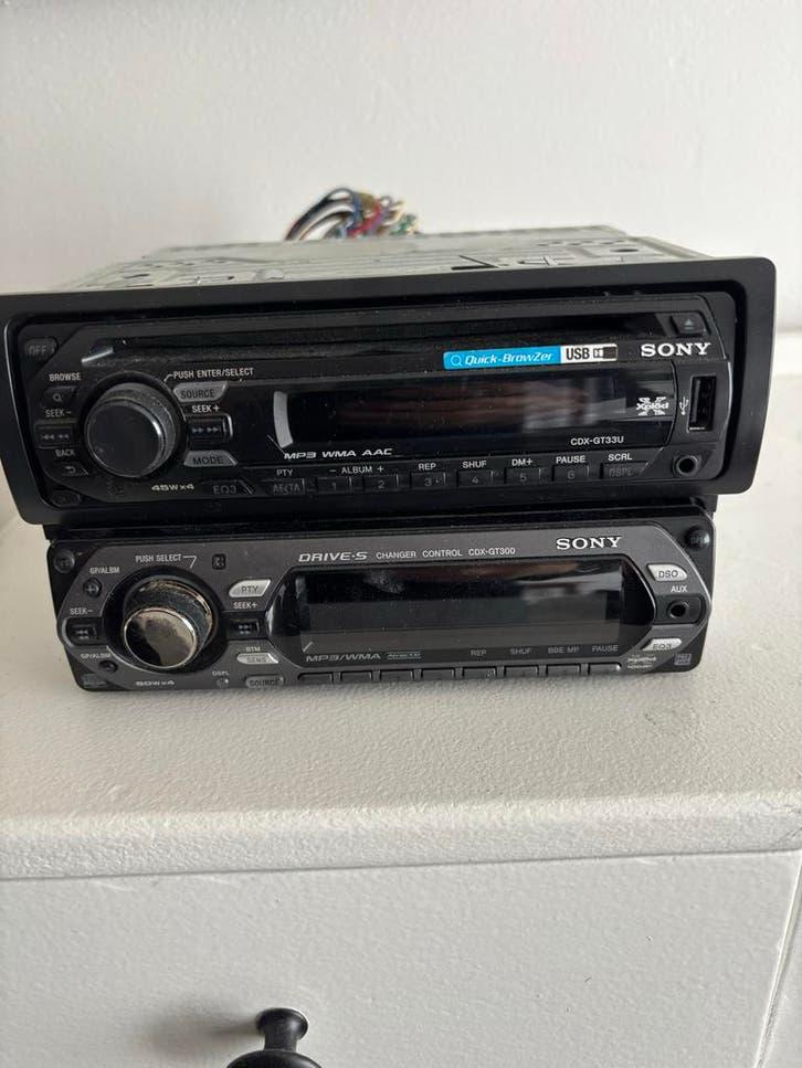 Sony CDX-GT33U en CDX-GT300 Autoradio's, Ophalen of Verzenden, Gebruikt