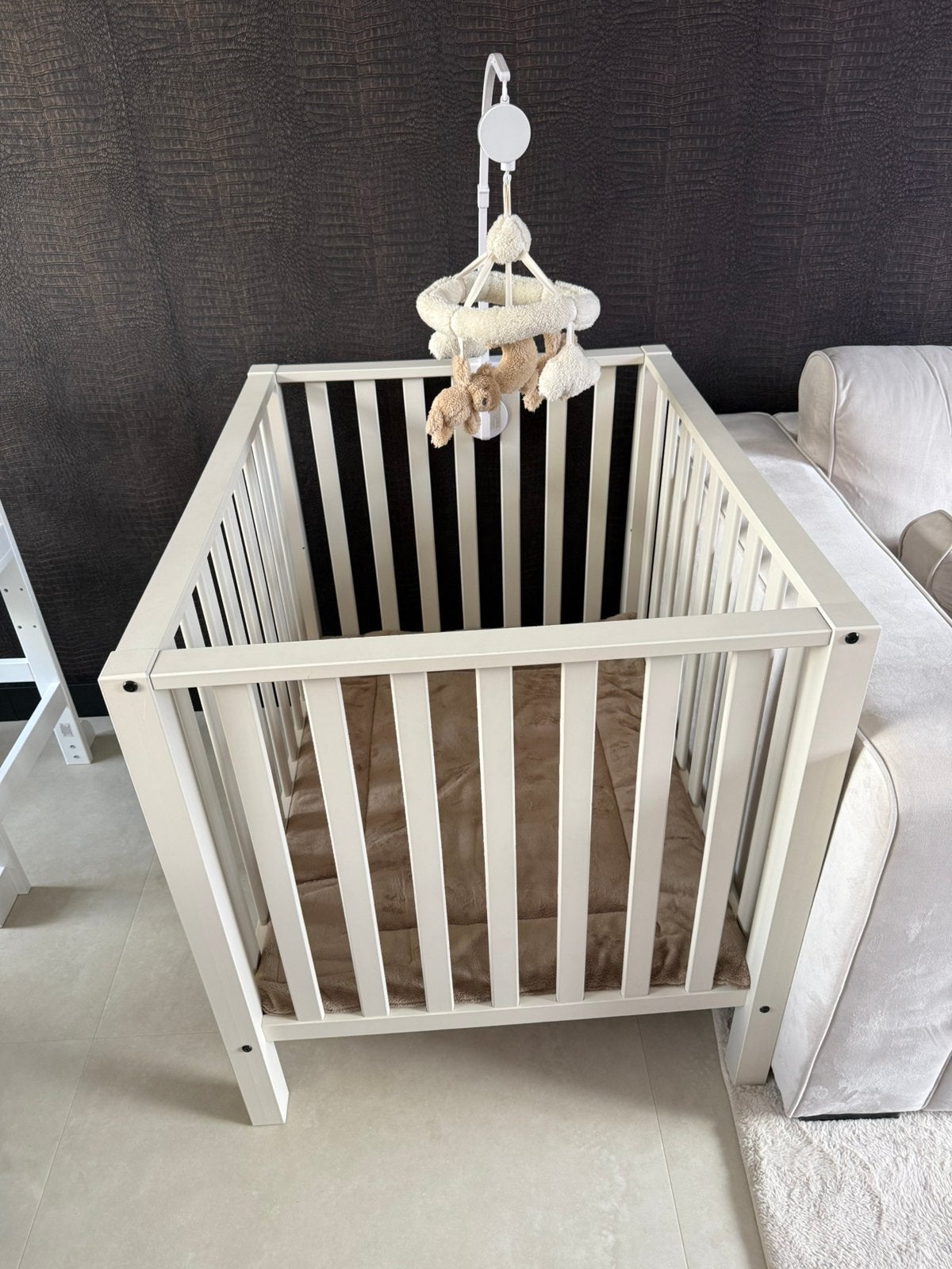 Europe Baby Casper Box - Oatmeal, Ophalen, Zo goed als nieuw, Rond, Boxkleed