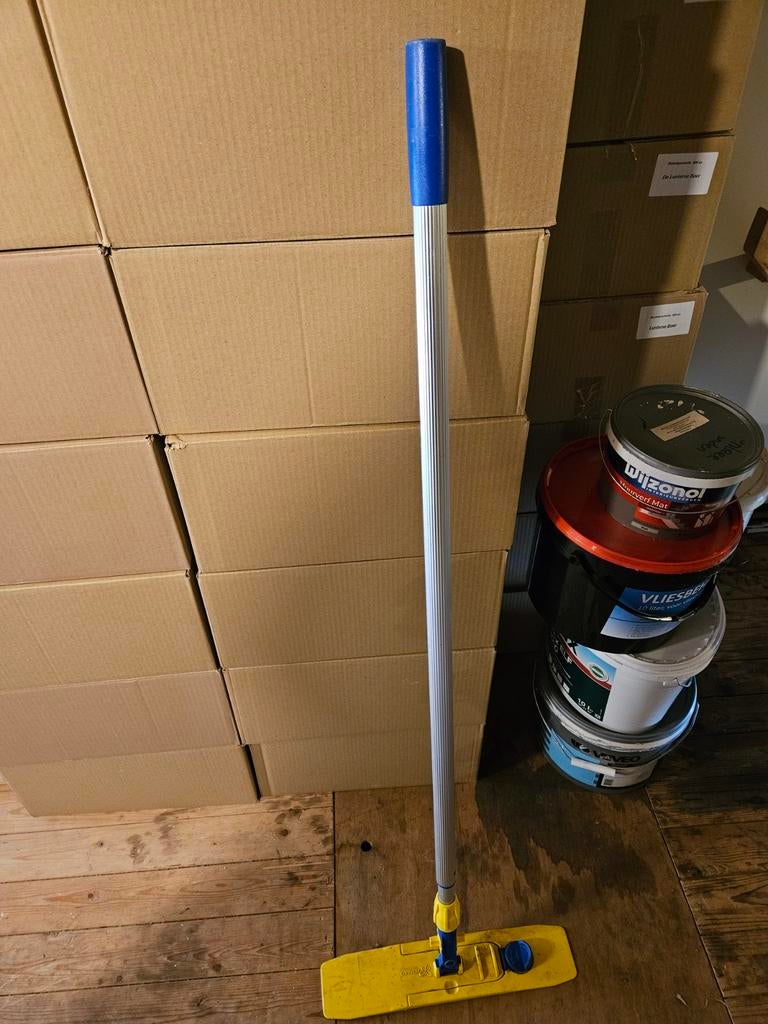 Jemako Vloerwisser met steel - Gebruikt, Ophalen of Verzenden, Mop of Dweil
