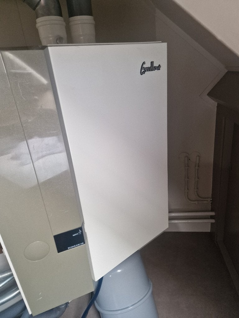 Nefit Excellent Ecomline HR CV-ketel + recent expansievat, Ophalen, 30 tot 80 cm, Gebruikt, Hoog rendement (Hr)