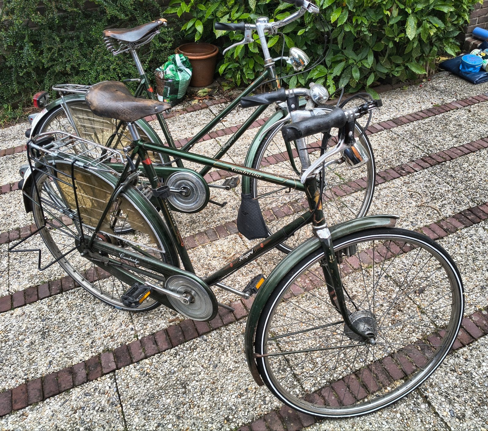 2 Fongers fietsen (dames en heren model), Fietsen en Brommers, Ophalen