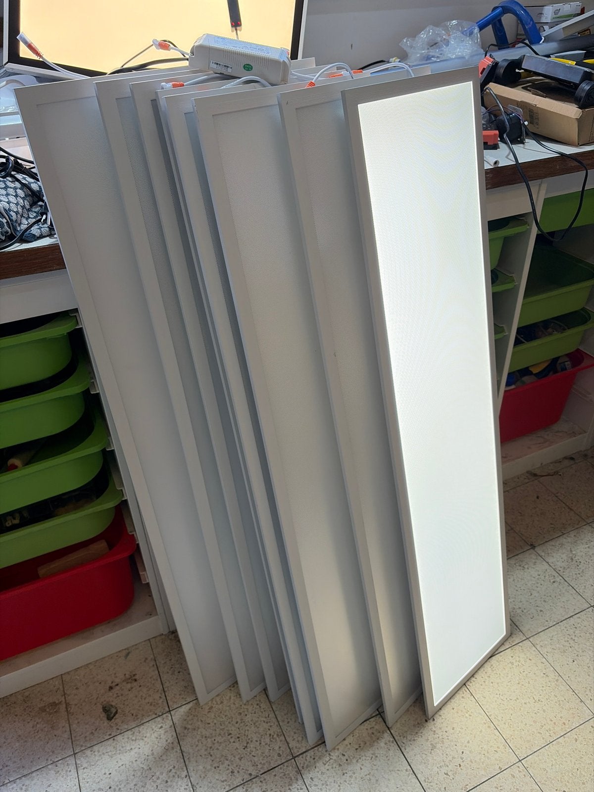6 Nieuwe LED Panelen voor efficiënte verlichting 4000 K, Metaal, Wit, Overige merken, Nieuw