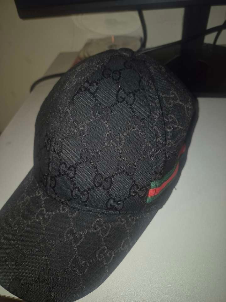 Gucci pet met GG-motief en Web-detail, Kleding | Heren, Hoeden en Petten, Gucci, One size fits all, Ophalen of Verzenden, Pet