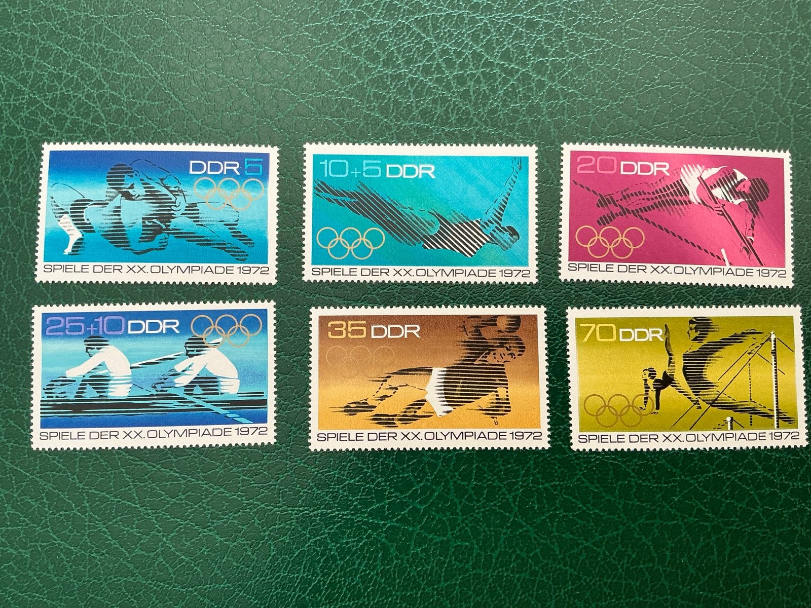 Postzegels DDR Olympische Spelen 1972 - Postfris, Ophalen of Verzenden, Postfris, Sport