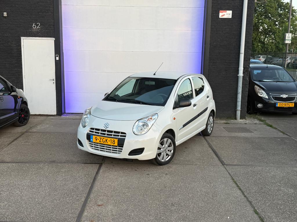 Suzuki Alto 1.0 2015 Wit (Airco/Nap/NieuweApk), Auto's, Suzuki, Stof, 4 stoelen, Origineel Nederlands, Handgeschakeld