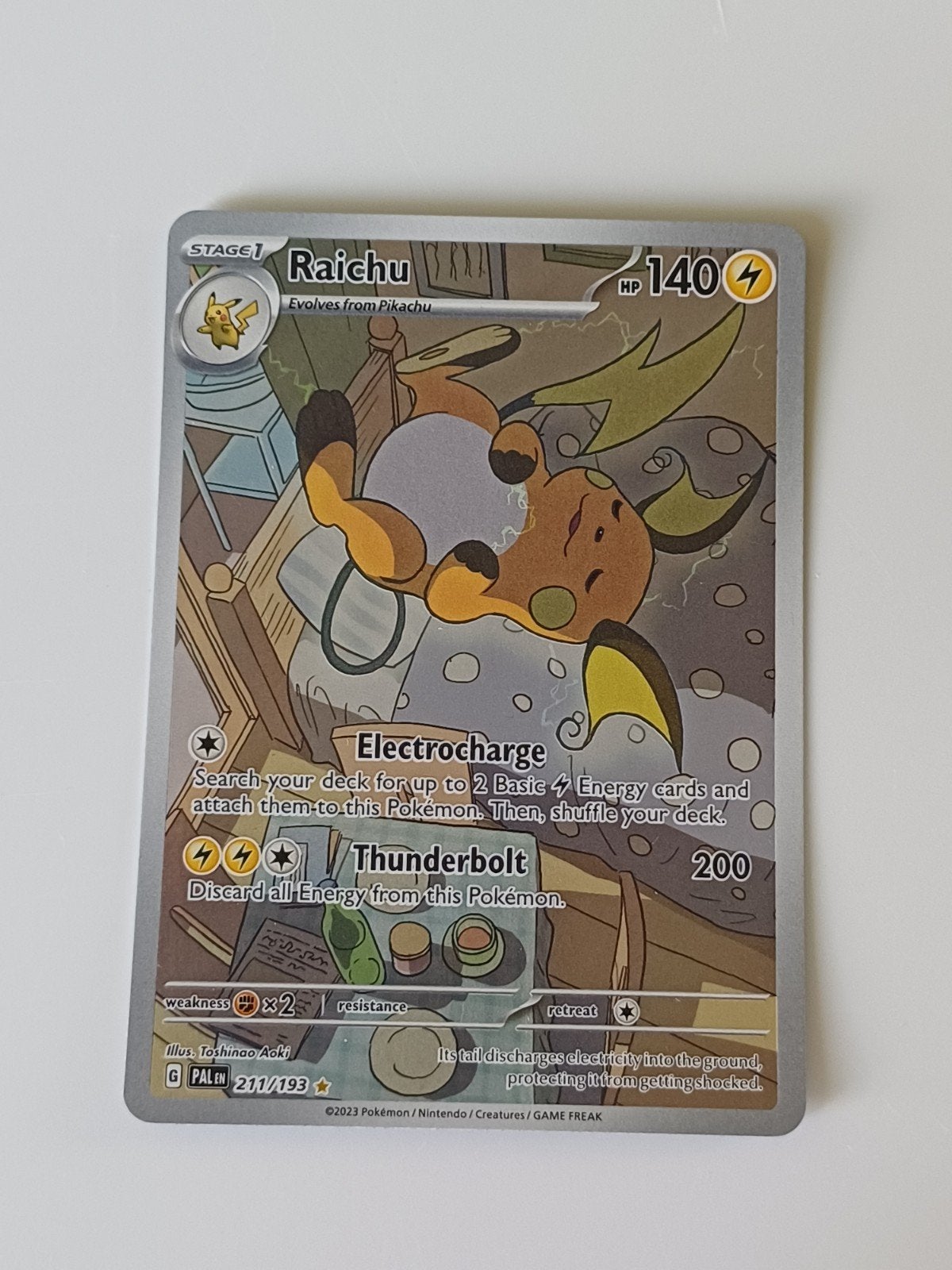 Raichu #211 (Paldea Evolved) - NM, Verzenden, Zo goed als nieuw, Losse kaart, Foil