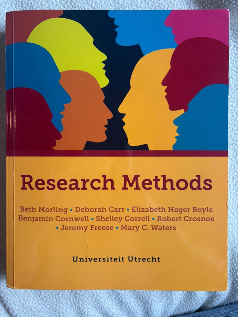 Boek Research Methods, Ophalen of Verzenden, Beta, Zo goed als nieuw, WO