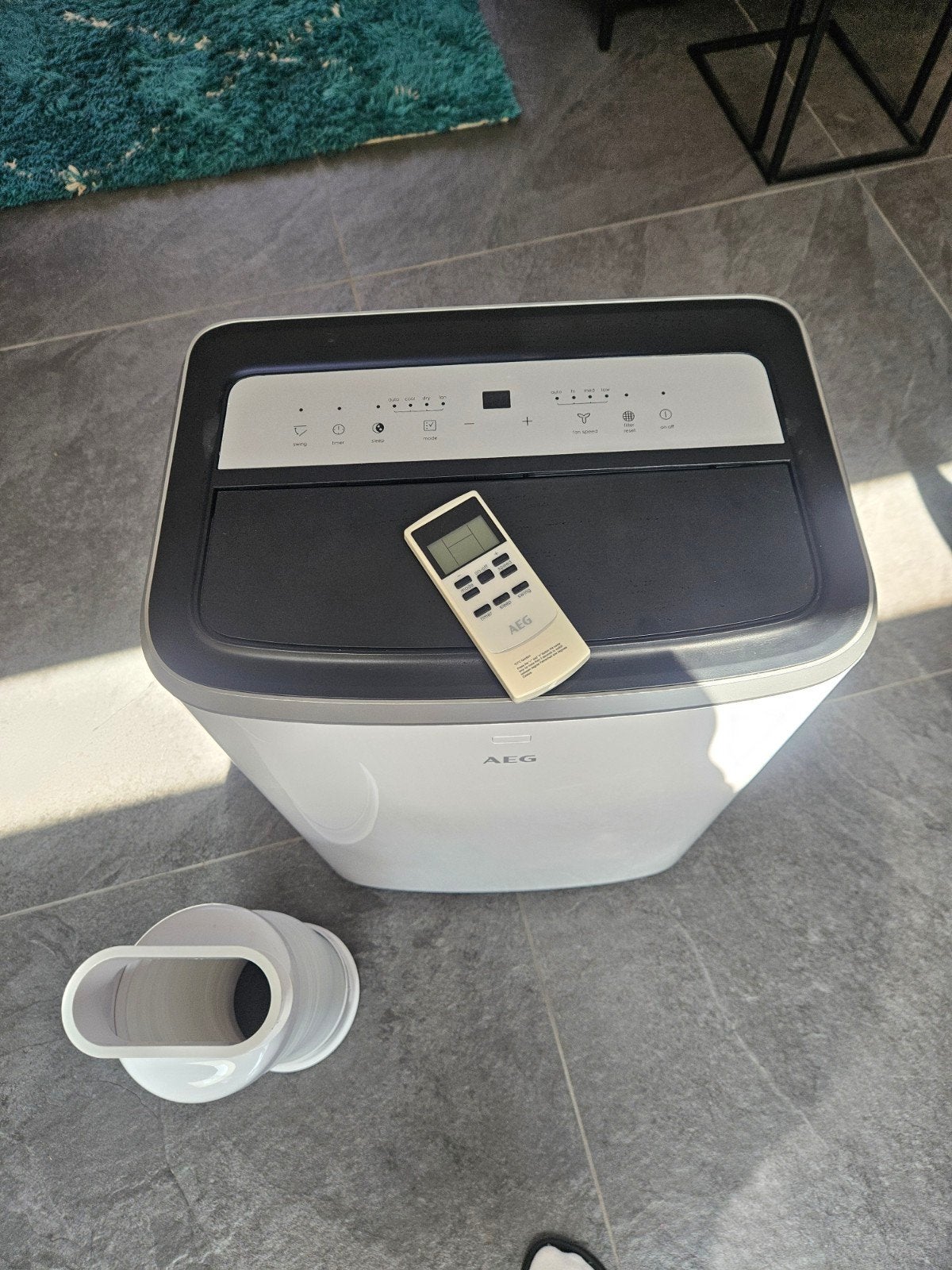 Aeg mobiele airco, goede conditie,weinig gebruikt., Ophalen, Minder dan 60 m³, 3 snelheden of meer, Zo goed als nieuw