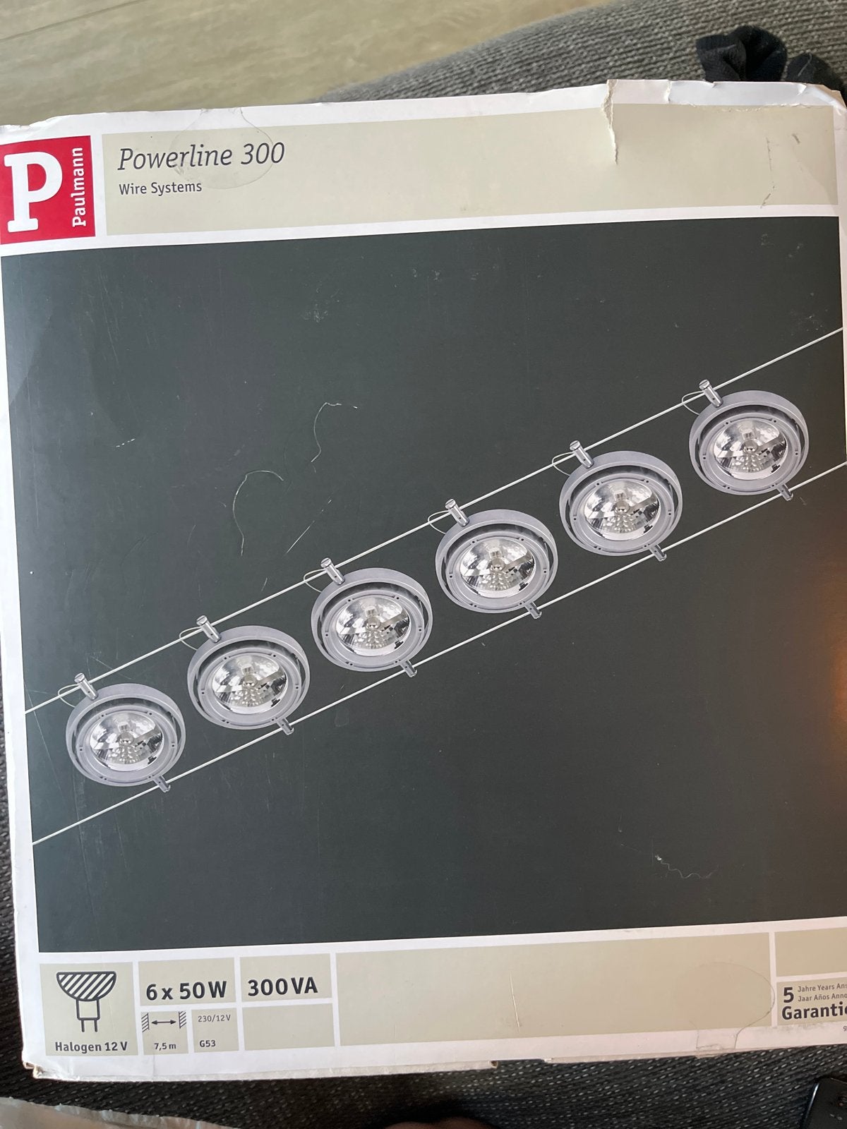 Paulmann Powerline 300 Halogeen Spotjes (6x50W), Ophalen, Halogeen, Verstelbaar, Nieuw