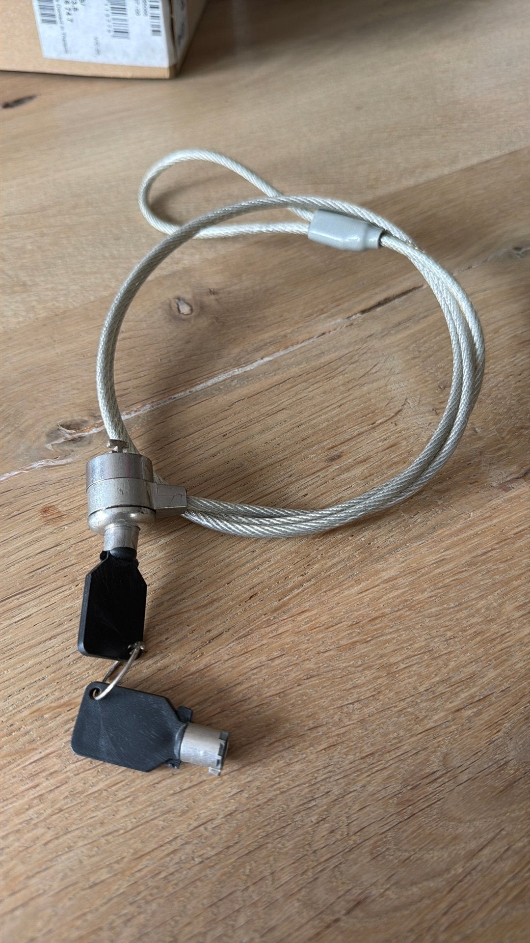 Laptop kabelslot met sleutel, Computers en Software, Ophalen, Gebruikt
