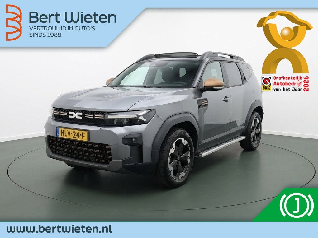 Dacia Bigster 1.2 Mild Hybrid 140 Extreme | Geen import | Tr, Auto's, Dealer onderhouden, 1325 kg, Gebruikt, 1199 cc