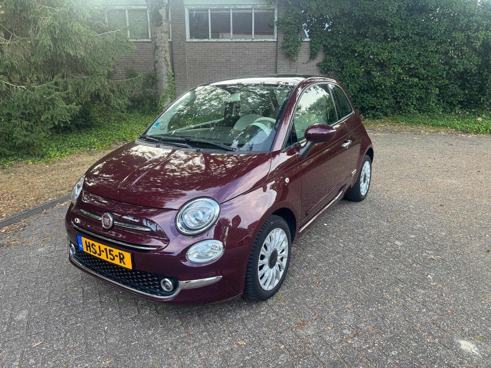 Fiat 500 1.2 Benzine | 2018 | 94.000 KM | Glazen dak | Full, Voorwielaandrijving, 1242 cc, 4 cilinders, 840 kg
