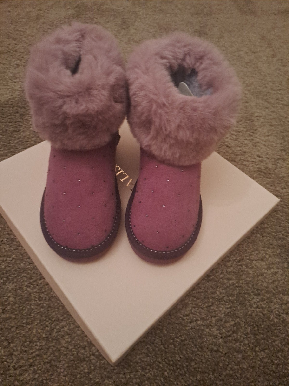 Monnalisa Uggs Laarsjes Maat 30 - Roze met Strass, Meisje, Nieuw, Ophalen of Verzenden, Laarzen