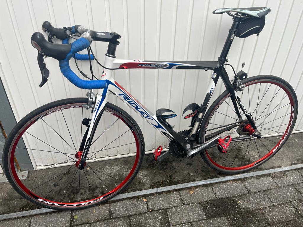 Ridley Racefiets - Ultegra Afmontage, Carbon Frame, 28 inch, Gebruikt, Carbon, 15 tot 20 versnellingen