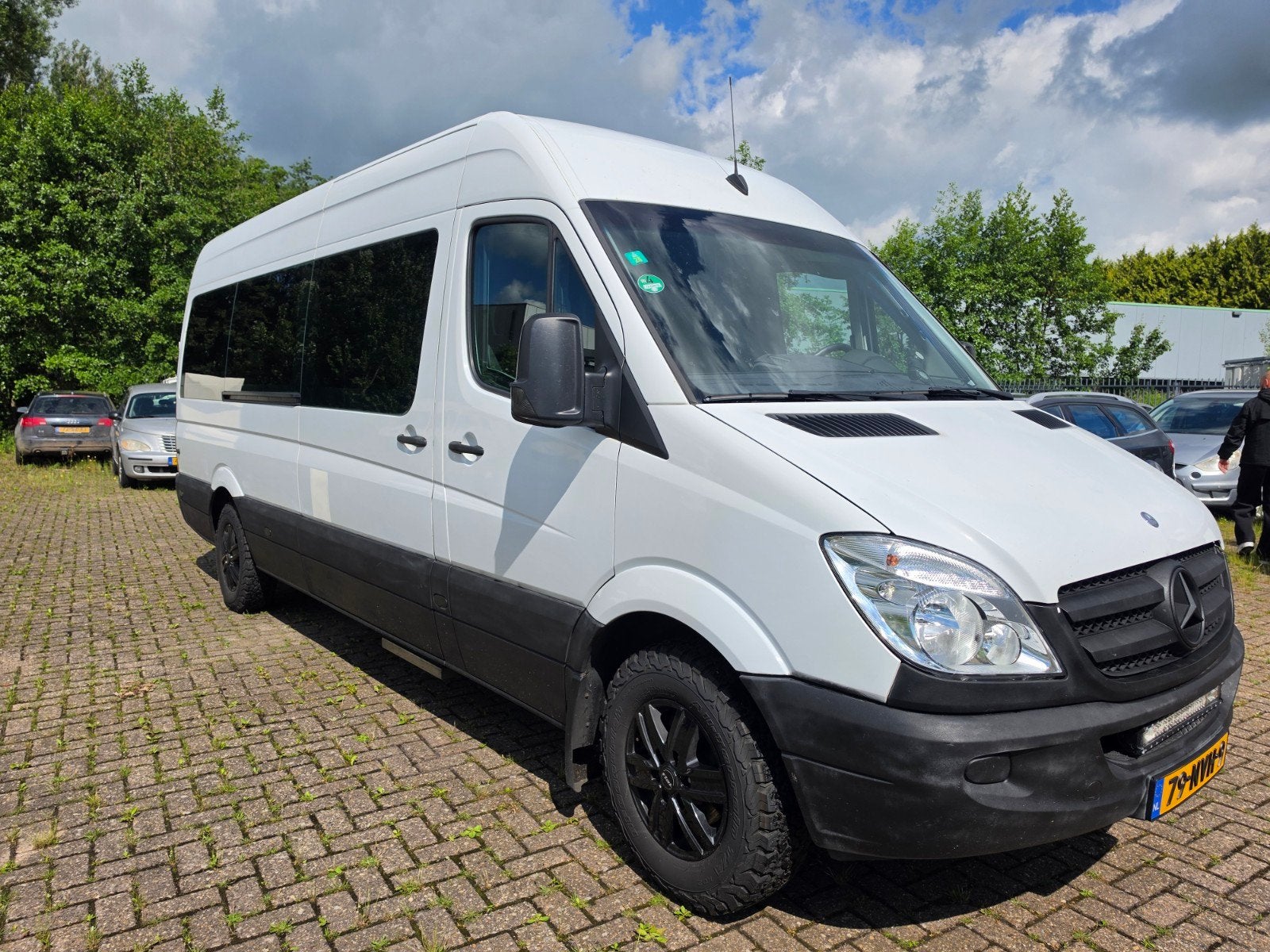 Mercedes-Benz Sprinter Combi 2.1 311 CDI Combi AUT 2010 Wit, Auto's, Automaat, Euro 5, Zwart, 2000 kg