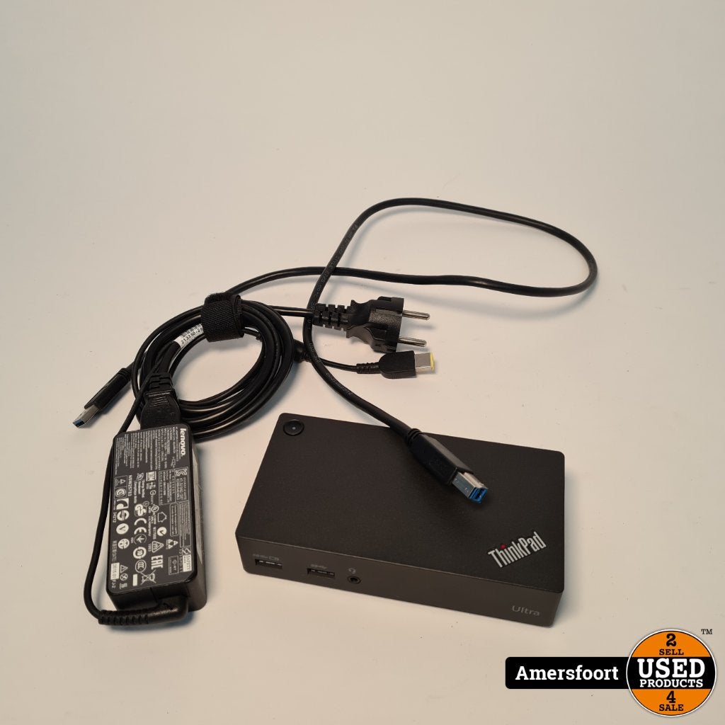 Lenovo ThinkPad USB 3.0 Ultra Dock, Ophalen of Verzenden, Gebruikt, Docking station, Lenovo