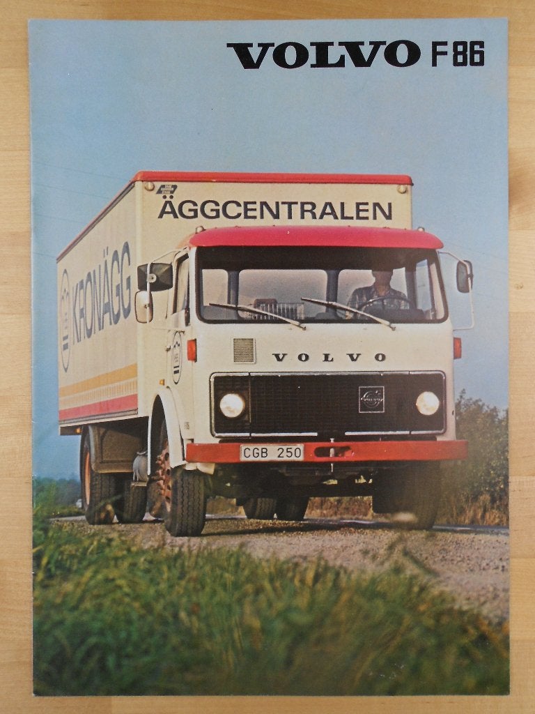 Volvo F86 Brochure 1973 (Geen F88 F89 ), Volvo, Zo goed als nieuw, Volvo, Ophalen of Verzenden