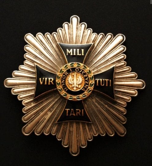 Poolse Militaire Orde Virtuti Militari museum aanmaak, Ophalen of Verzenden, Landmacht, Overige gebieden, Lintje, Medaille of Wings