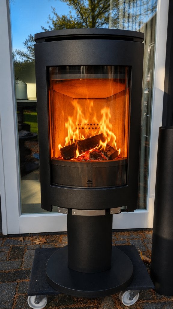 Jotul F 370 als nieuw - Houtkachel, Houtkachel, Ophalen of Verzenden, Zo goed als nieuw, Vrijstaand