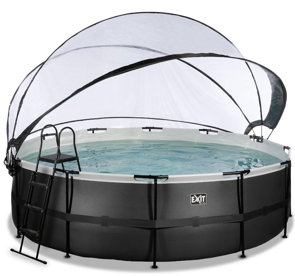 Intex zwembad Ø 488 x 122 cm zeer compleet, Tuin en Terras, Zwembaden, Gebruikt, Rond, 300 cm of meer, Ophalen