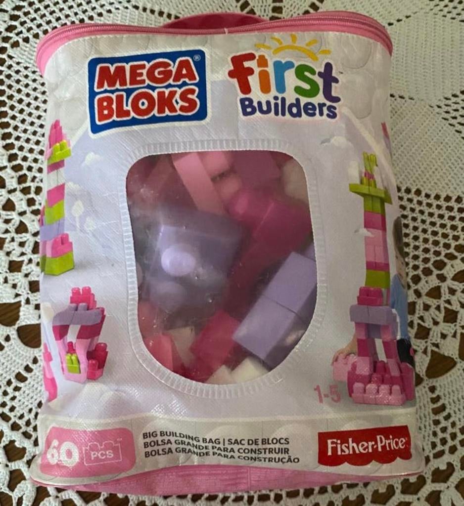 Mega Bloks Bouwstenen 58 stuks Fisher-Price, Ophalen of Verzenden, Zo goed als nieuw, Speelset