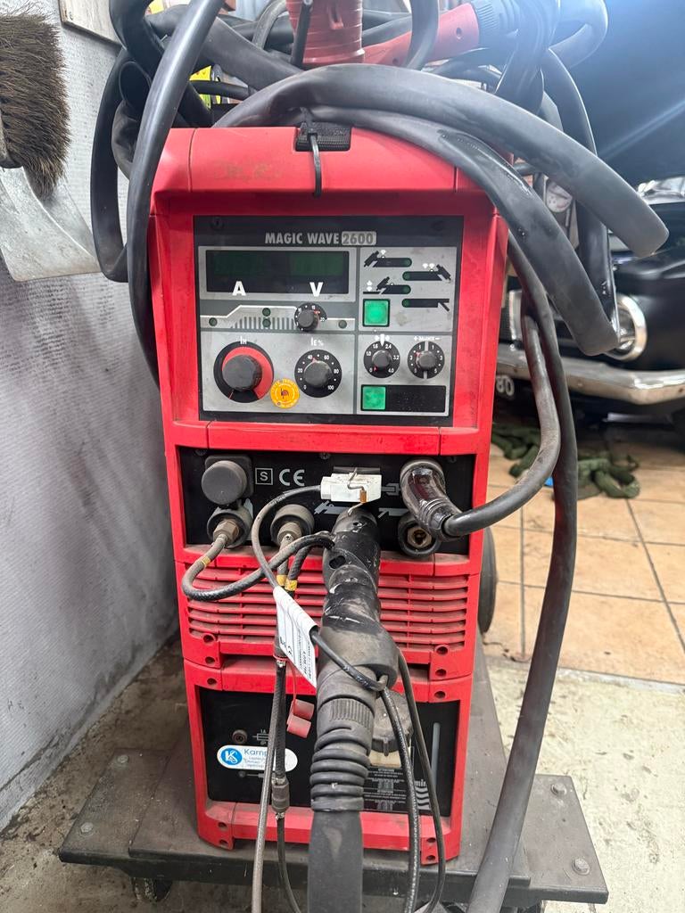 Fronius 2600 TIG lasapparaat met waterkoeling en toebehoren, Ophalen, Gebruikt, 250 ampère of meer, Tig