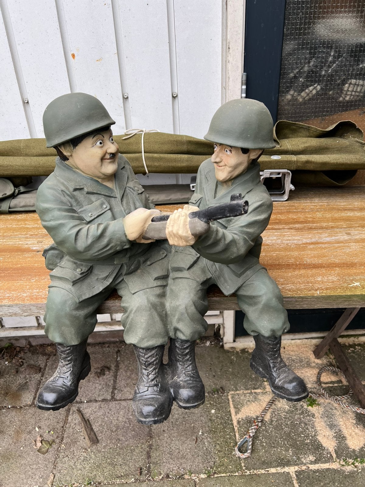 Laurel en Hardy als soldaat, Ophalen of Verzenden