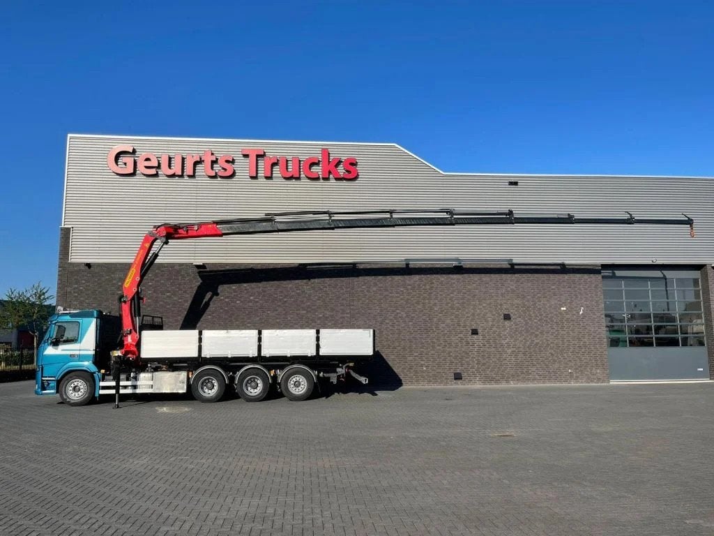 Volvo FM 500 8X4 TRIDEM + PALFINGER PK 27001-EH G KRAAN/KRAN, Automaat, Euro 6, Blauw, Bedrijf