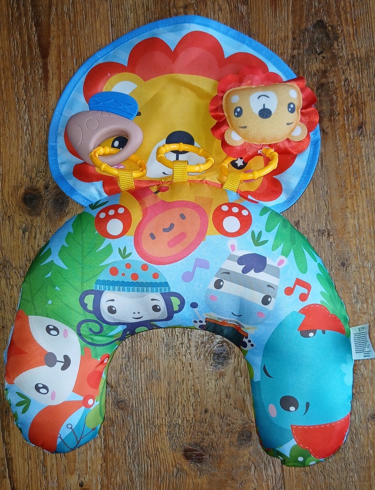 Fisher-Price buikkussen met speeltjes, Ophalen, Zo goed als nieuw