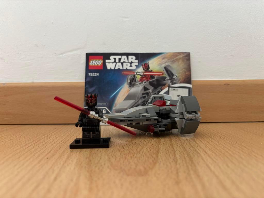 LEGO Star Wars Sith Infiltrator met Darth Maul (75224), Star Wars, Lego, Ophalen of Verzenden, Zo goed als nieuw