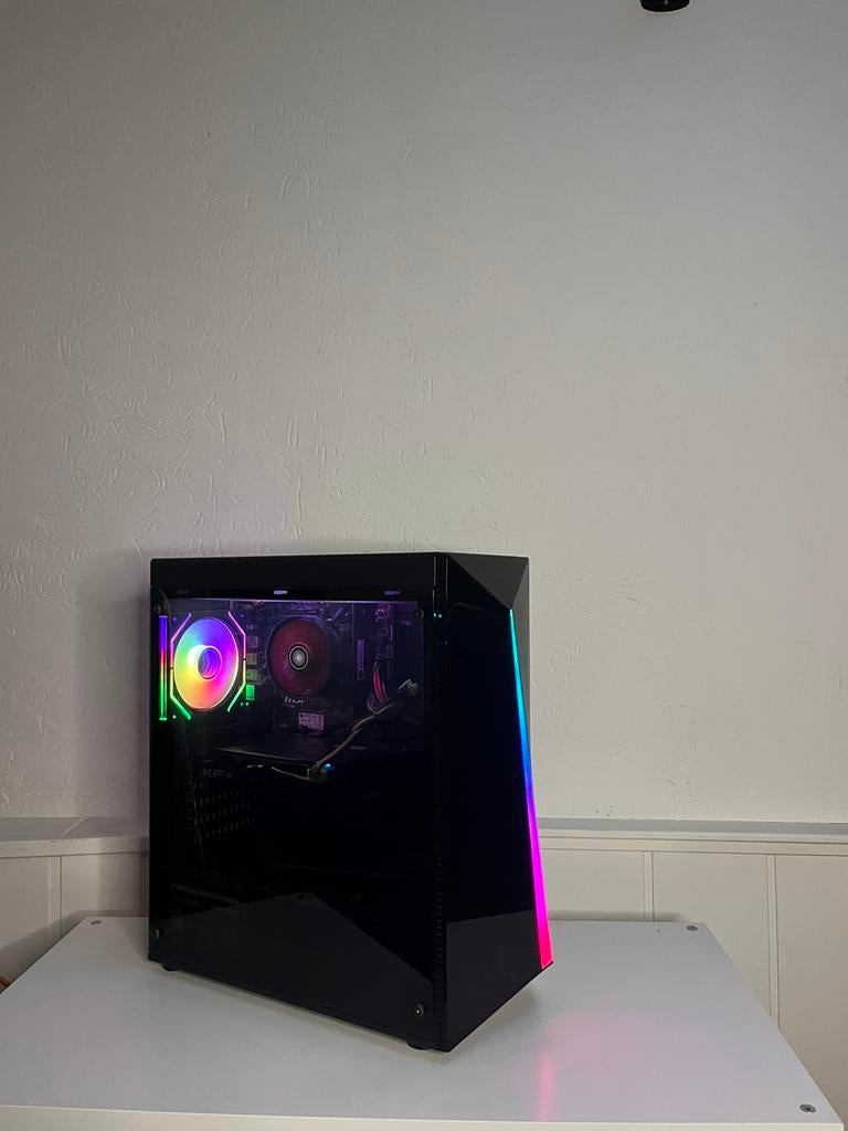 rgb game pc, Computers en Software, Desktop Pc's, Ophalen, AMD Ryzen 5, Zo goed als nieuw, Gaming