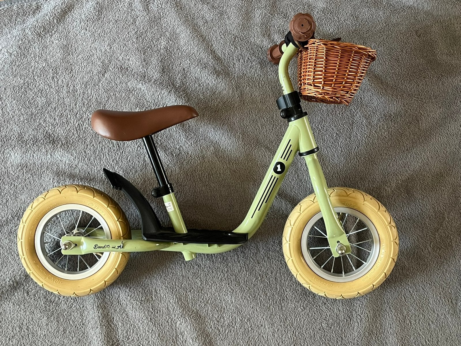 Loopfiets Bandits & Angels retro groen