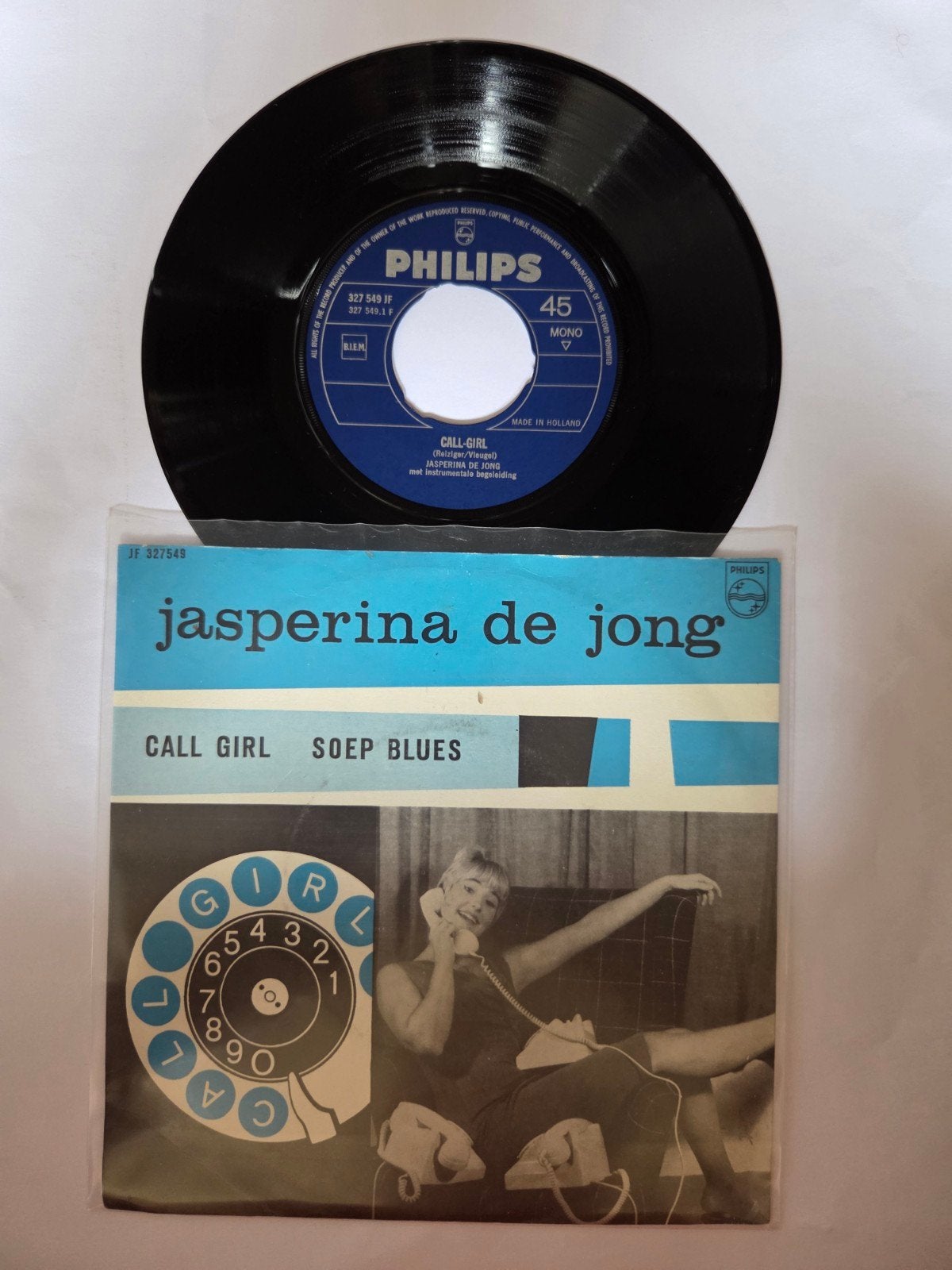 Jasperina de Jong - Call Girl, Gebruikt, 7 inch, Single, Ophalen of Verzenden