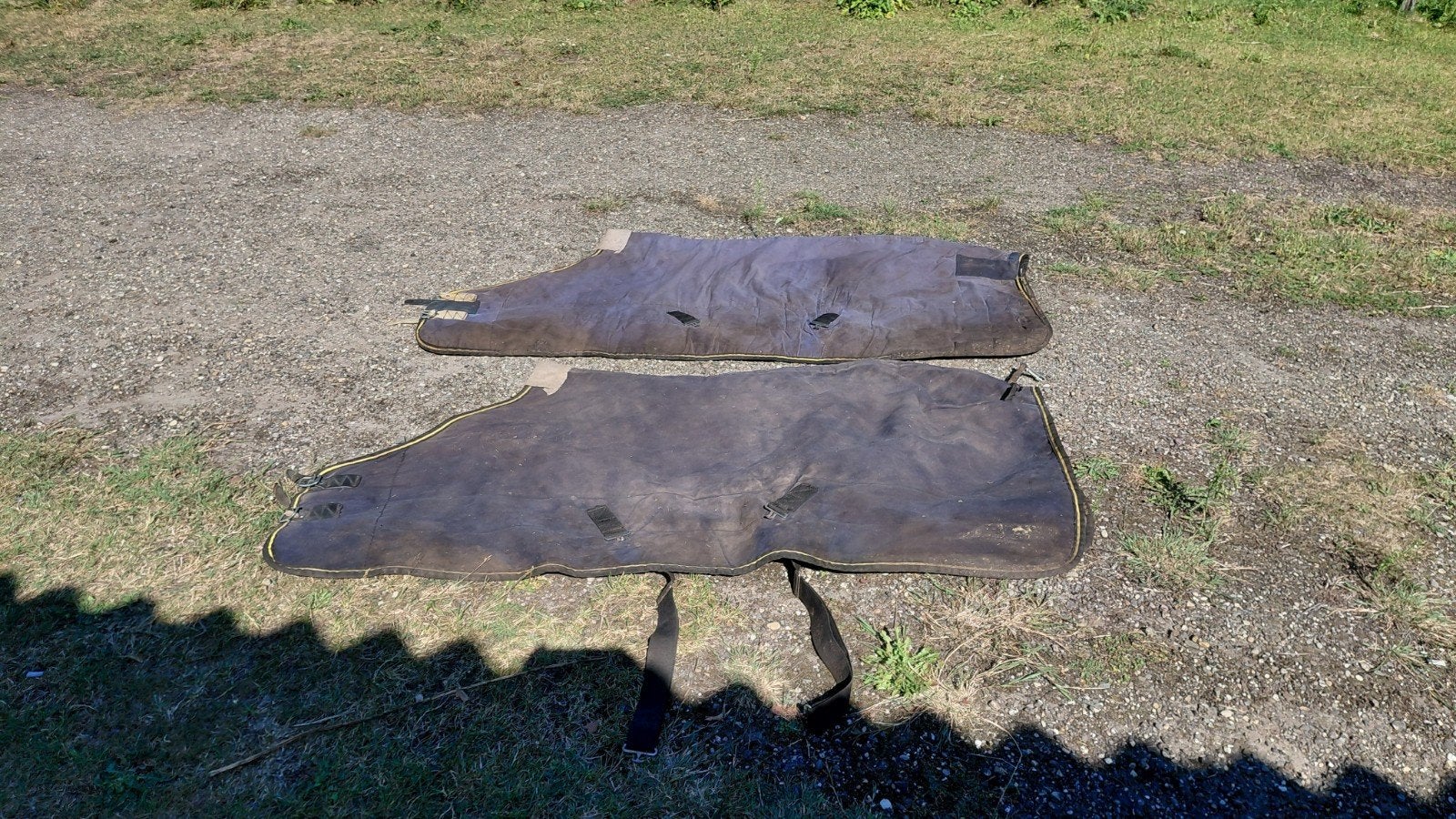 Canvas dekens, Dieren en Toebehoren, Paarden en Pony's | Dekens en Dekjes, Ophalen, 300 g, Zo goed als nieuw, Overige maten