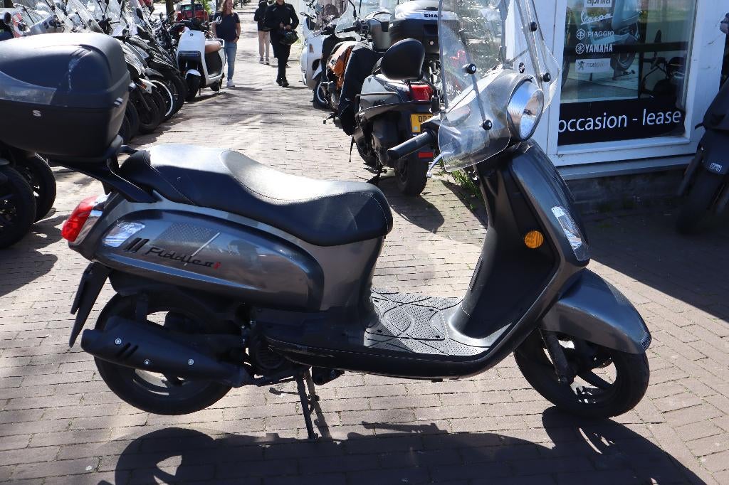 Sym Fiddle 50 II Grijs 2024 (FRR98X), Maximaal 45 km/u, Ophalen of Verzenden, Zo goed als nieuw, Benzine
