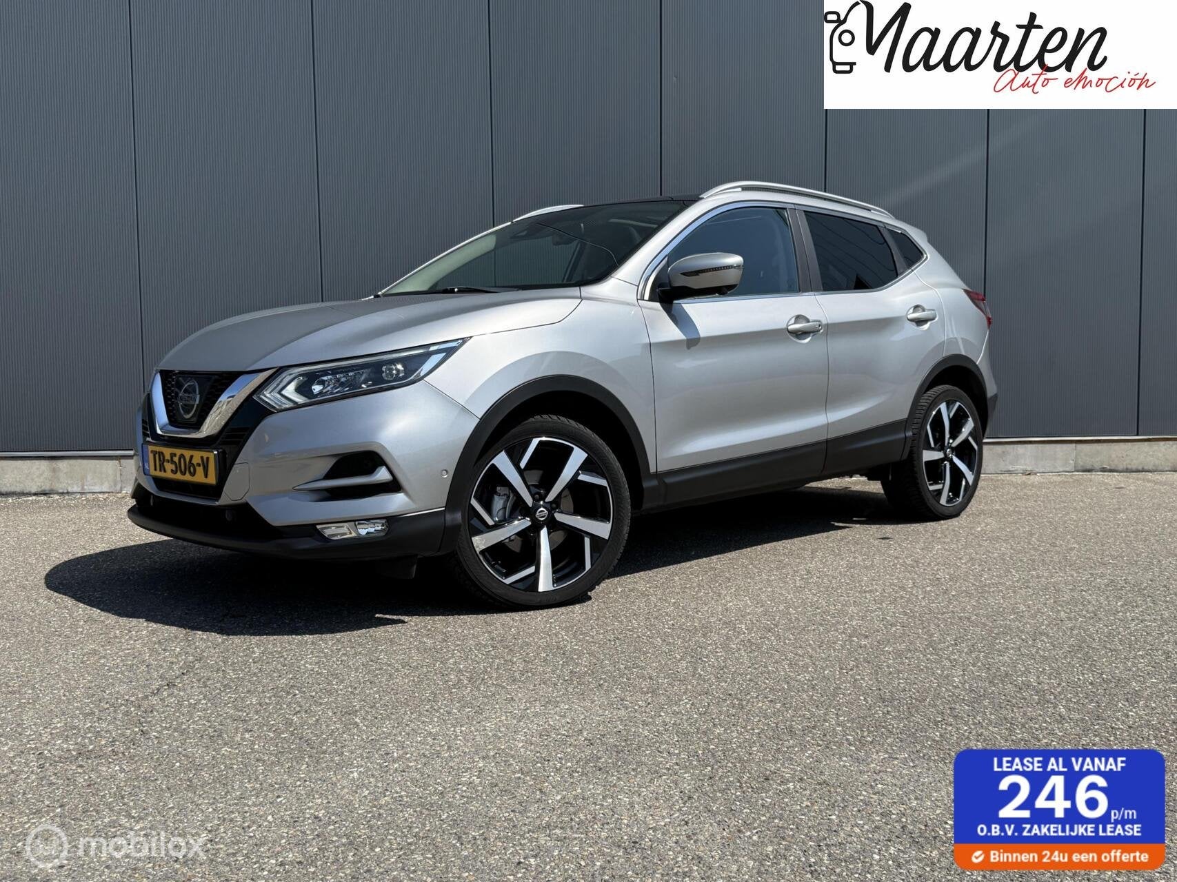 Nissan Qashqai 1.6 Tekna 1500KG trekgewicht/Pano/camera, Auto's, Voorwielaandrijving, 1618 cc, Gebruikt, Euro 6