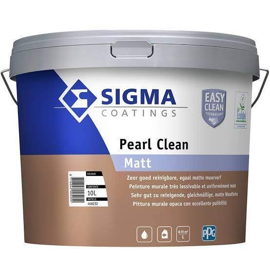 Sigma Pearl Clean Matt (2x10L wit), Ophalen, Wit, Nieuw, Verf