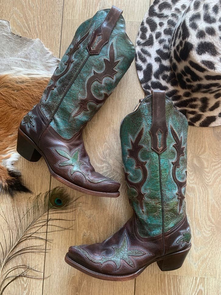 Corral cowboylaarzen 37 western boots bohemian laarzen, Kleding | Dames, Hoge laarzen, -, Ophalen of Verzenden, Zo goed als nieuw