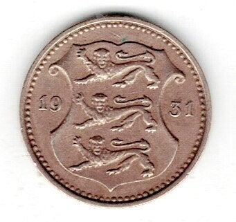 26-1792 Estland 10 sent 1931, Ophalen of Verzenden, Overige landen, Losse munt