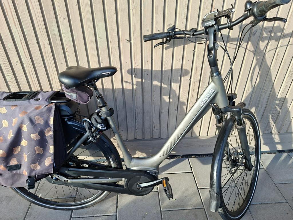Dutch id, 500Wh accu, grijs, Fietsen en Brommers, Fietsen | Dames | Damesfietsen, Ophalen of Verzenden