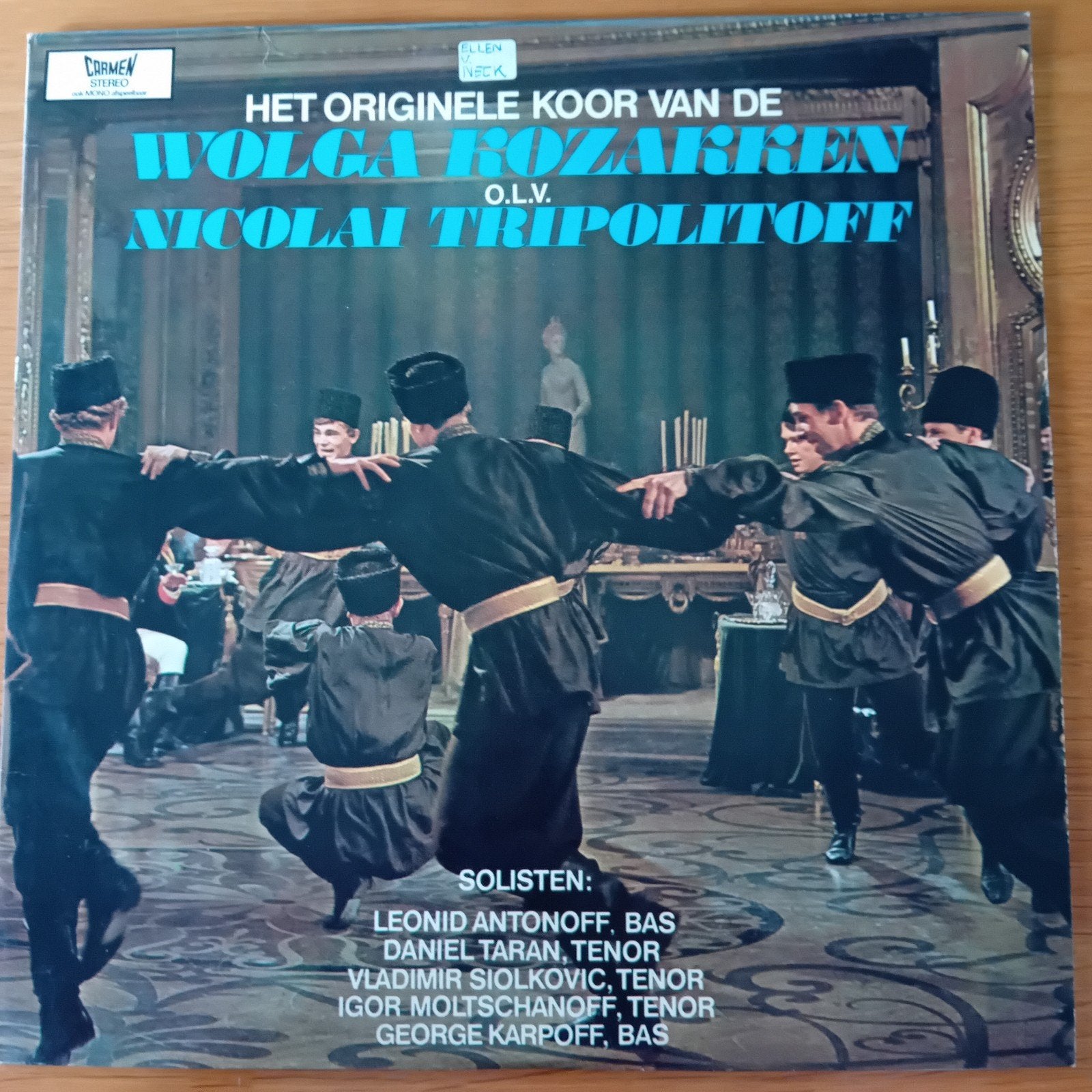 Het Koor van de Wolga Kozakken o.l.v. Nicolai Tripolitoff, LP, Gebruikt, Ophalen of Verzenden, 12 inch