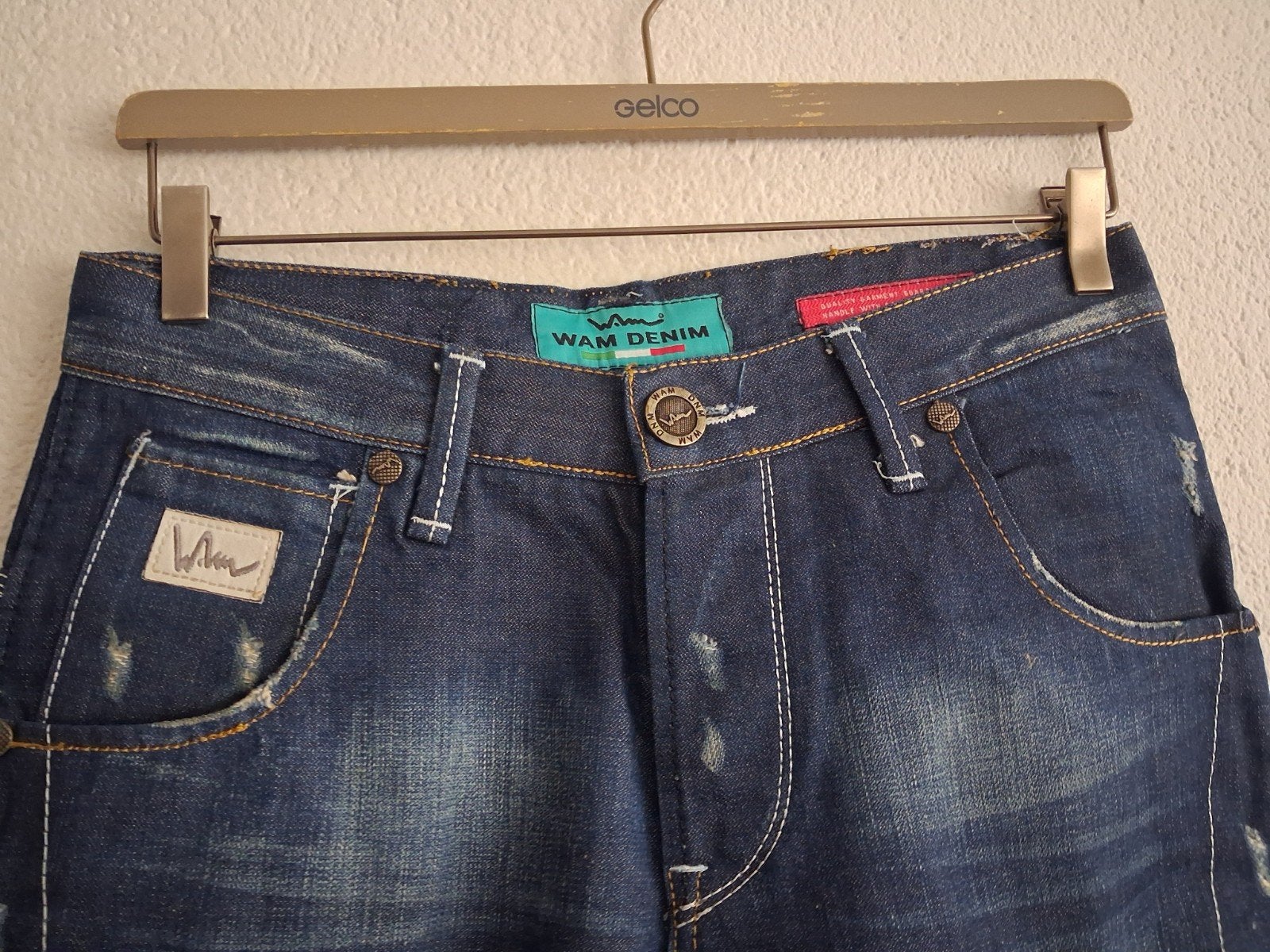 WAM Denim Jeans Shorts - Blauw, Maat W30, Ophalen of Verzenden