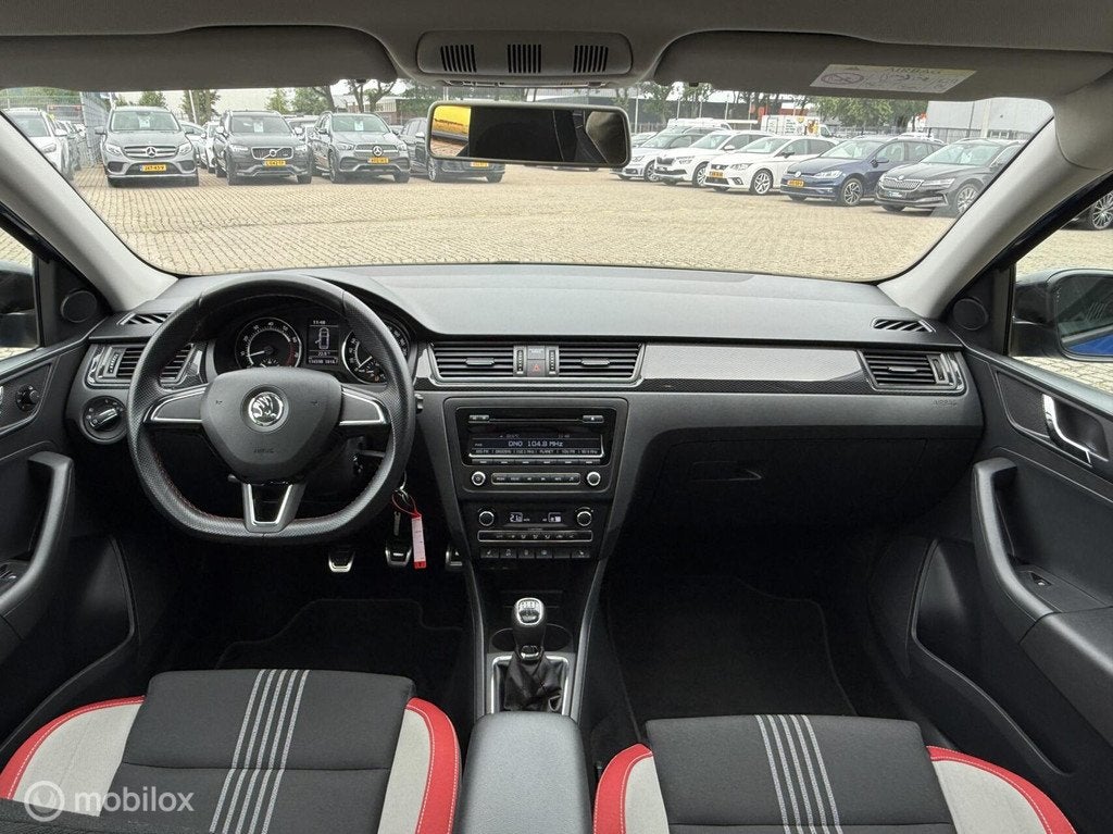 Skoda Rapid Spaceback 1.2 TSI Monte Carlo PANORAMADAK, Auto's, Voorwielaandrijving, 86 pk, 4 cilinders, Blauw