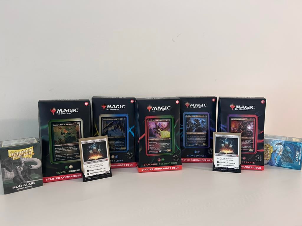 MTG Starter Commander Decks - Complete Set (5 Decks), Ophalen of Verzenden, Nieuw, Starterdeck