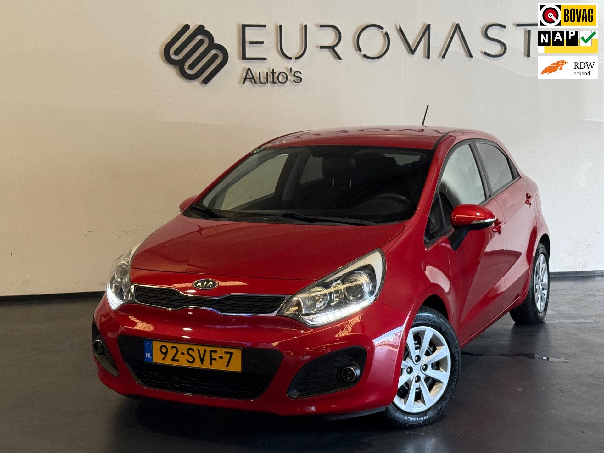 Kia Rio 1.2 CVVT Plus Pack Airco Elektrische Ramen 5d Nieuwe, Euro 5, Gebruikt, 4 cilinders, Verwarmde buitenspiegels
