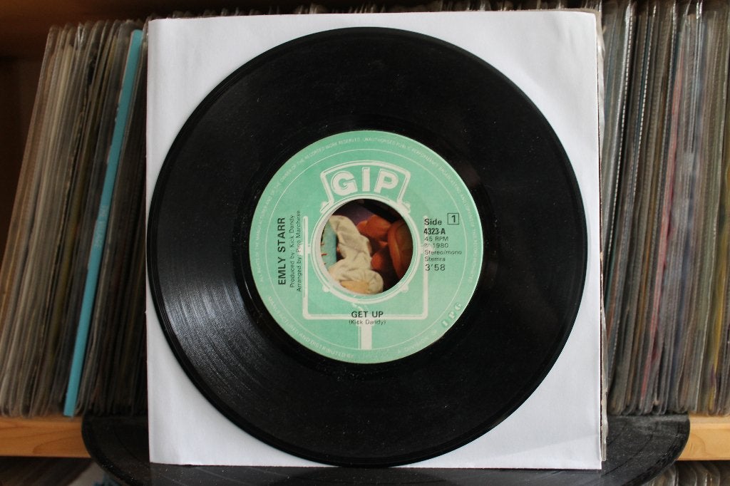 7" Single Emly Starr - Get Up / Music In The Air, Gebruikt, 7 inch, Ophalen of Verzenden, Pop